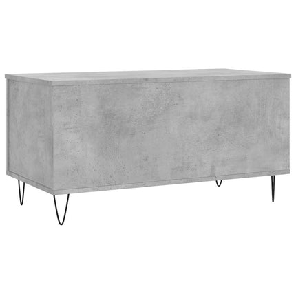 Soffbord betonggrå 90x44,5x45 cm konstruerat trä