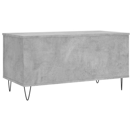 Soffbord betonggrå 90x44,5x45 cm konstruerat trä