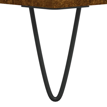 Soffbord rökfärgad ek 90x44,5x45 cm konstruerat trä