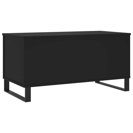 Soffbord svart 90x44,5x45 cm konstruerat trä