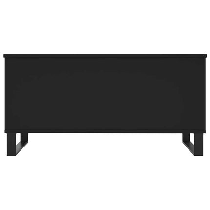 Soffbord svart 90x44,5x45 cm konstruerat trä