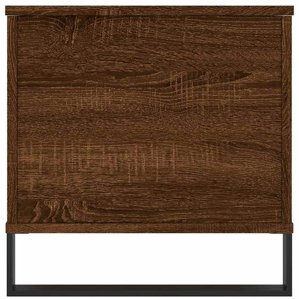 Soffbord brun ek 90x44,5x45 cm konstruerat trä
