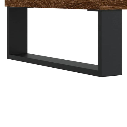 Soffbord brun ek 90x44,5x45 cm konstruerat trä