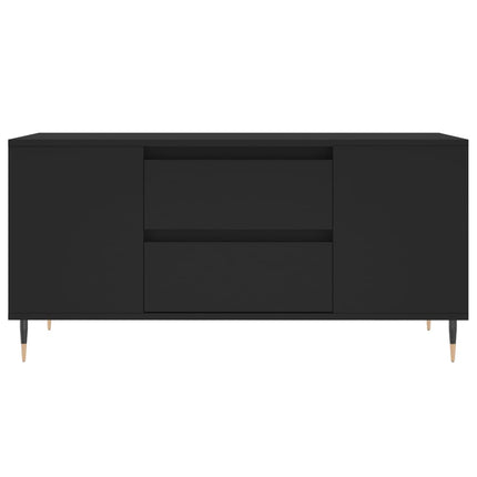 Soffbord svart 102x44,5x50 cm konstruerat trä