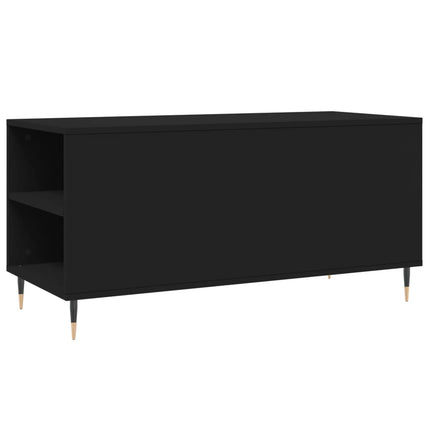 Soffbord svart 102x44,5x50 cm konstruerat trä