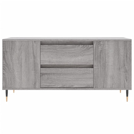 Soffbord grå sonoma 102x44,5x50 cm konstruerat trä