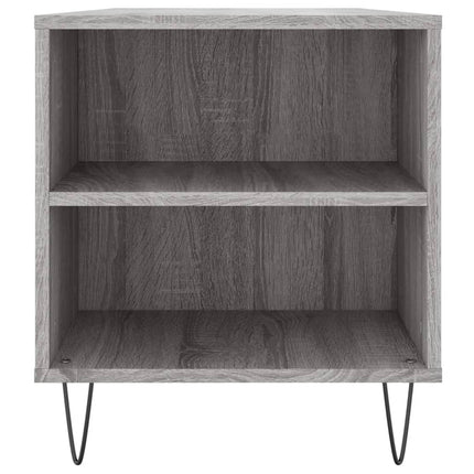 Soffbord grå sonoma 102x44,5x50 cm konstruerat trä