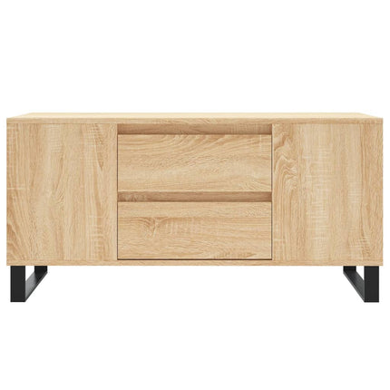 Soffbord sonoma-ek 102x44,5x50 cm konstruerat trä