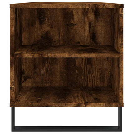 Soffbord rökfärgad ek 102x44,5x50 cm konstruerat trä