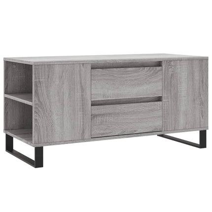 Soffbord grå sonoma 102x44,5x50 cm konstruerat trä