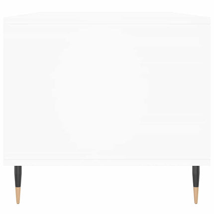 Soffbord vit 90x49x45 cm konstruerat trä