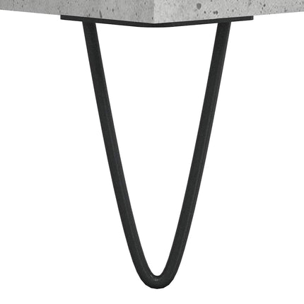 Soffbord betonggrå 90x49x45 cm konstruerat trä