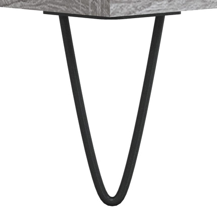Soffbord grå sonoma 90x49x45 cm konstruerat trä