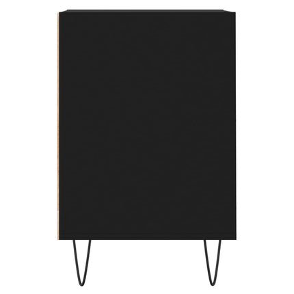 TV-skåp svart 100x35x55 cm konstruerat trä