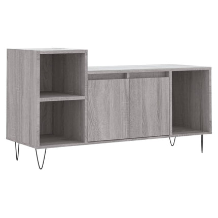 Tv-bänk grå sonoma 100x35x55 cm konstruerat trä