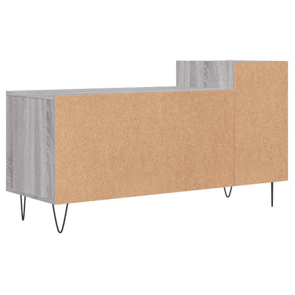 Tv-bänk grå sonoma 100x35x55 cm konstruerat trä