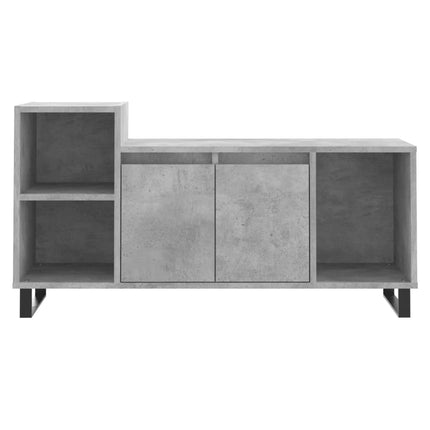 Tv-bänk betonggrå 100x35x55 cm konstruerat trä