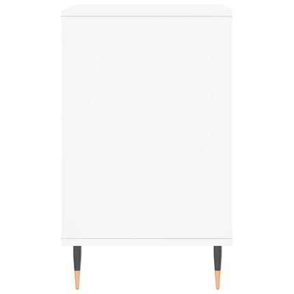 Skoskåp vit högglans 102x36x60 cm konstruerat trä