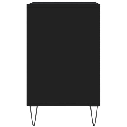 Skoskåp svart 102x36x60 cm konstruerat trä