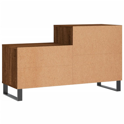Skoskåp brun ek 102x36x60 cm konstruerat trä