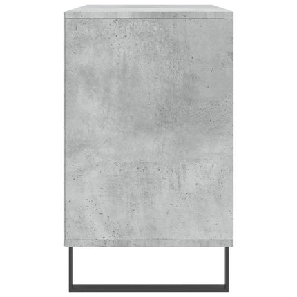 Skoskåp betonggrå 102x36x60 cm konstruerat trä