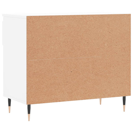 Skoskåp vit 70x36x60 cm konstruerat trä