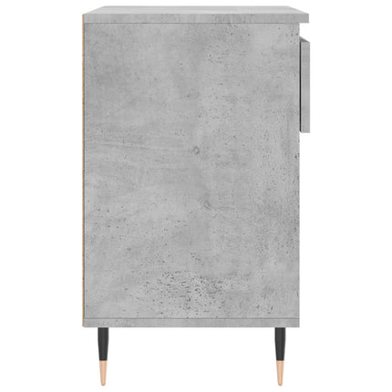 Skoskåp betonggrå 70x36x60 cm konstruerat trä