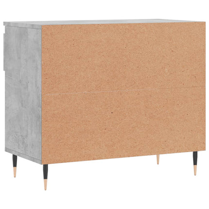 Skoskåp betonggrå 70x36x60 cm konstruerat trä