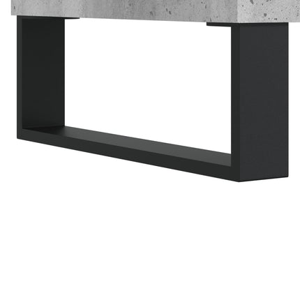 Skoskåp betonggrå 40x36x105 cm konstruerat trä