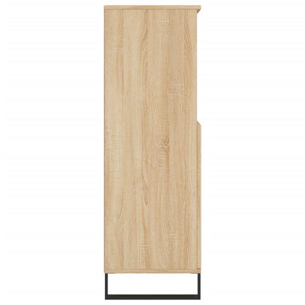 Förvaringsskåp sonoma-ek 60x36x110 cm konstruerat trä