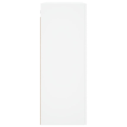 Väggskåp vit 69,5x34x90 cm konstruerat trä