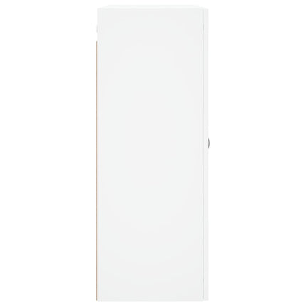 Väggskåp vit 69,5x34x90 cm konstruerat trä