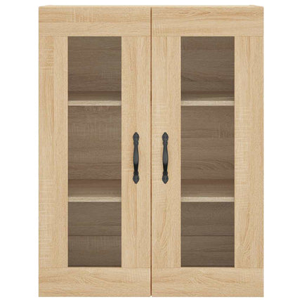 Väggskåp sonoma-ek 69,5x34x90 cm konstruerat trä