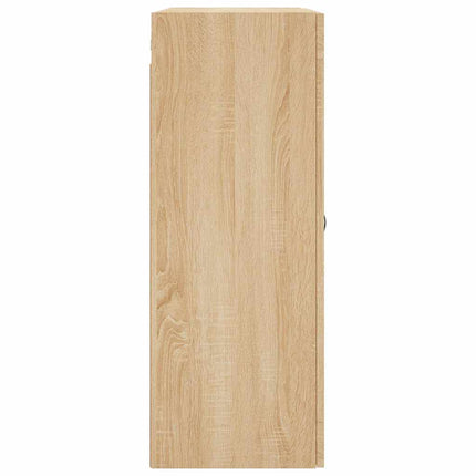 Väggskåp sonoma-ek 69,5x34x90 cm konstruerat trä