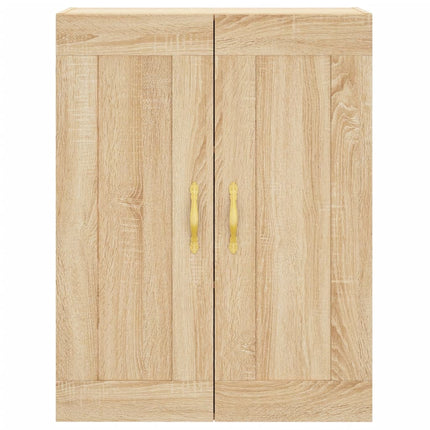 Väggskåp sonoma-ek 69,5x34x90 cm konstruerat trä
