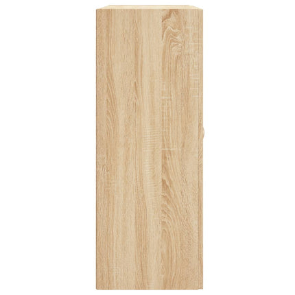 Väggskåp sonoma-ek 69,5x34x90 cm konstruerat trä