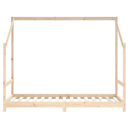 Sängram för barn 90x190 cm massiv furu