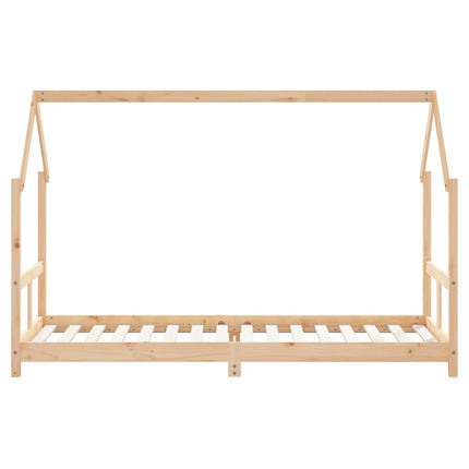 Sängram för barnsäng 80x200 cm massiv furu