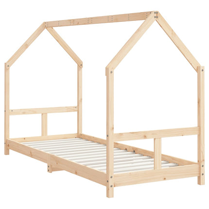 Sängram för barnsäng 80x200 cm massiv furu