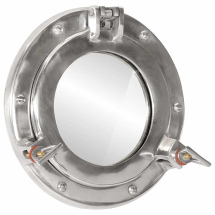 Väggspegel Ø23 aluminium och glas