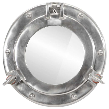 Väggspegel Ø23 aluminium och glas