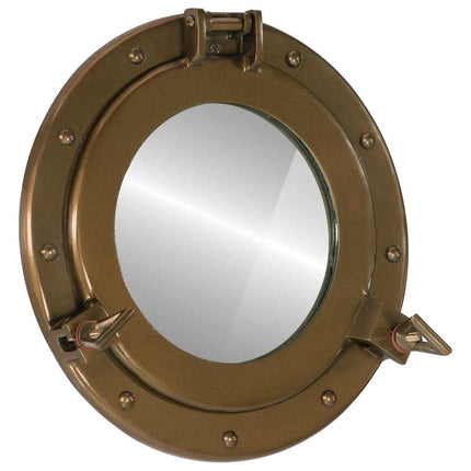 Väggspegel Ø30 aluminium och glas