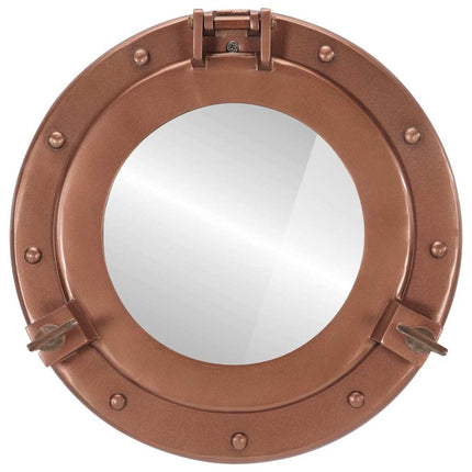 Väggspegel Ø30 aluminium och glas