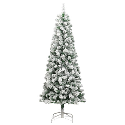 Plastgran med snö gångjärn 240 cm
