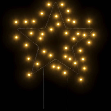 Julstjärna 3 st med spett 50 LEDs 29 cm