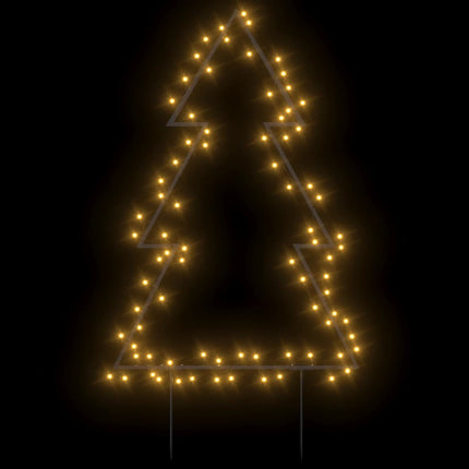 Julträd med spett 80 LEDs 60 cm