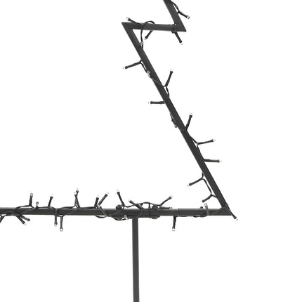 Julträd med spett 80 LEDs 60 cm