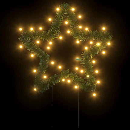 Julstjärna 3 st med spett 50 LEDs 29 cm