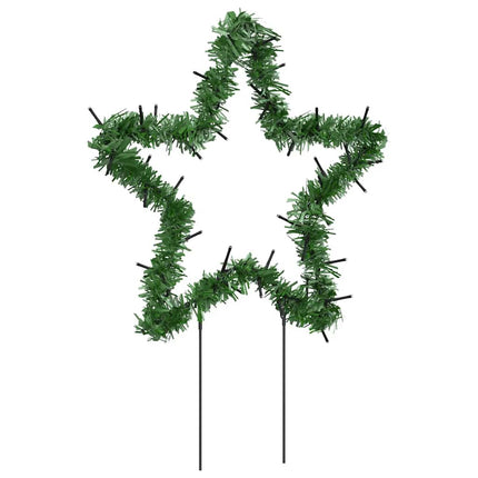 Julstjärna 3 st med spett 50 LEDs 29 cm