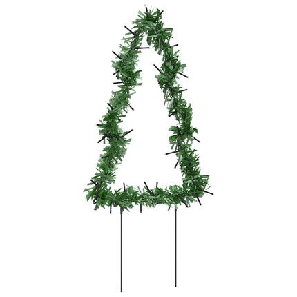 Julträd 3 st med spett 50 LEDs 30 cm